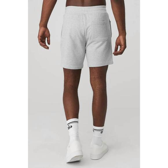 NEW ALO YOGA chill short in athletic heather grey - Picture 3 of 3